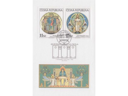 1999, 11-13 Kč Beuronská škola, Nr.A235-36, razítko