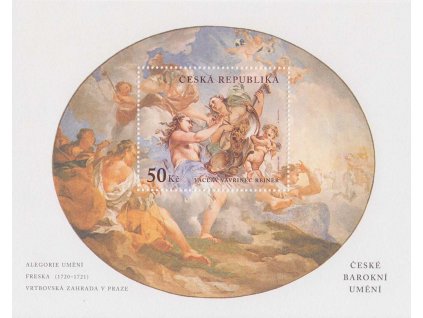 2001, 50 Kč Baroko, VV - zelená skvrna, kat. Nr.A289, **