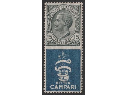 1924, 15 C + reklamní kupon, MiNr.130/R2, * , lomy