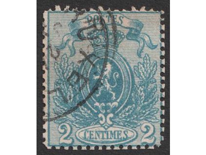 1866, 2 C Znak, MiNr.21, razítkované