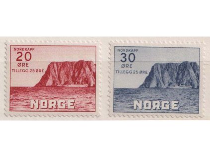1938, 20-30 Q Nordkap, MiNr.198-99, **