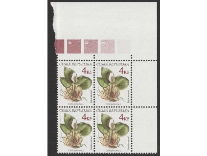 1997, 4 Kč Květena, DV - skvrna v druhém "s", Nr.135 **