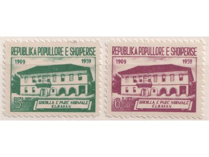 1960, 6-6.50 L série Škola, MiNr.607-8, **