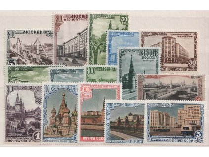 1947, 5K-5R série Moskva, MiNr.1137-51, **