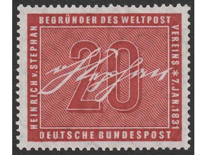 1956, 20 Pf Stephan, MiNr.227, **