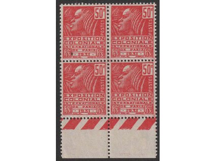 1930, 50 C Výstavní, 4blok, MiNr.259, **/*