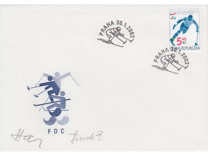Hrach, Šneider, podpisy na FDC z roku 2002
