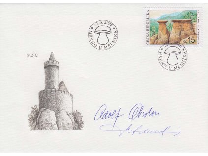 Absolon, Srb, podpis na FDC, rok 2006