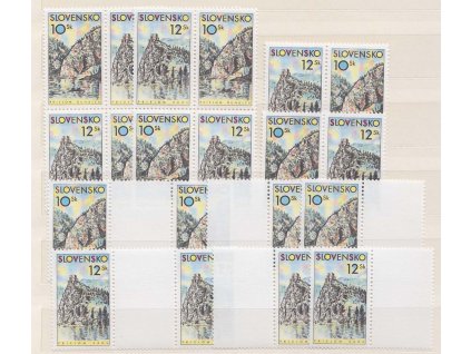 2000, 10-12 Sk série, sestava kuponů, Nr.199-200, **