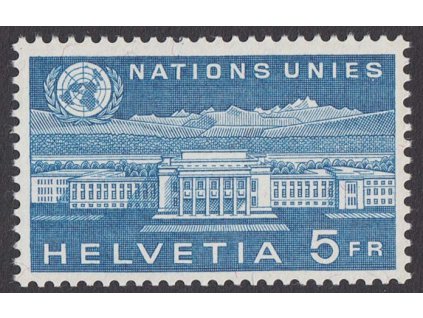 1960, (ONU/UNO), 5 Fr Palác, MiNr.33, **