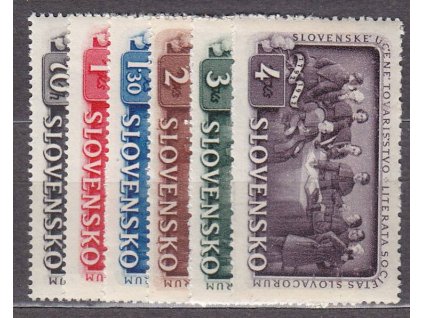 1942, 70h-4Ks Tovarišstvo, série, Nr.75-80, **, ilustrační foto