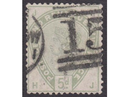 1883, 5 P Viktoria, MiNr.78, razítkované