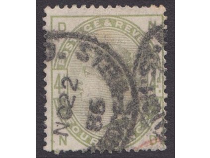 1883, 4 P Viktoria, MiNr.77, razítkované