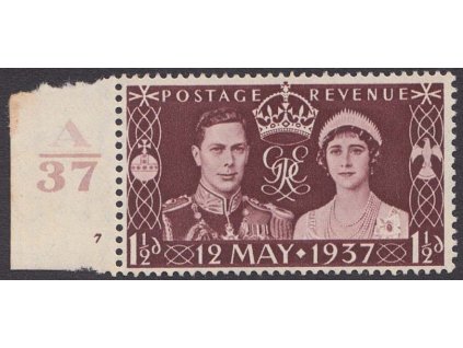 1937, 1 1/2 P Královský pár, DZ A 37, MiNr.197, **/*