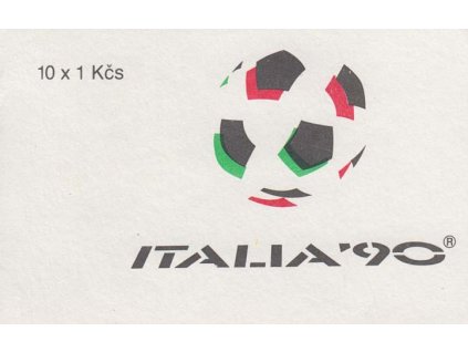 1990, Italia ´90, ** , známky 10x 1 Kčs