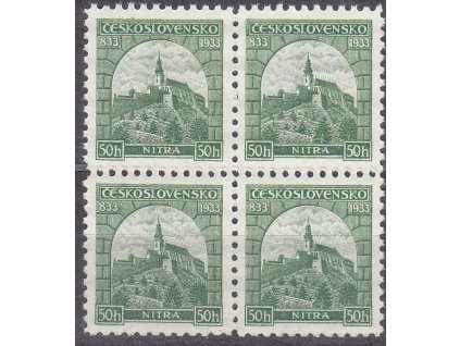 1933, 50h Nitra, 4blok, Nr.273, **, ilustrační foto