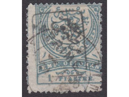 1891, 1 Pia Znak s přetiskem, MiNr.66, razítkované, dv