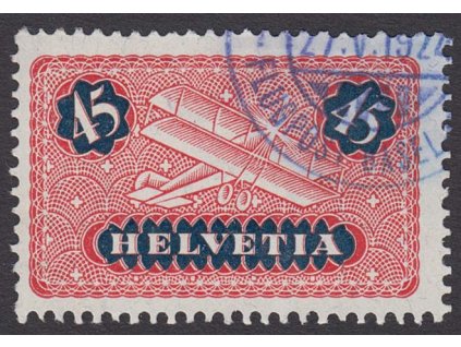 1923, 45 C letecká, MiNr.183, razítkované