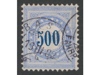 1878, 500 C doplatní, MiNr.9, razítkované