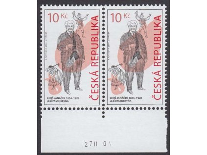2004, 10 Kč Hudba, DV - bod v "R", Nr.399, ** , ZP 44/1