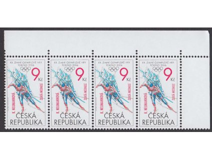 2006, 9 Kč Neumannová, VV - bod mezi "AT", Nr.VV Nr.468 **