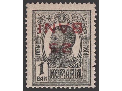 1918, 25B/1B Karel, obrácený přetisk, MiNr.237, *