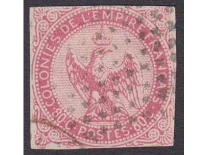 Společné vydání, 1859, 80 C Orel, MiNr.6, razítko, dv