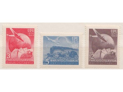 1949, 3-12 Din série UPU, MiNr.578-80, **/*