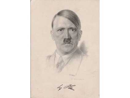 1940, Adolf Hitler, propagační pohlednice, PR Hamburg,