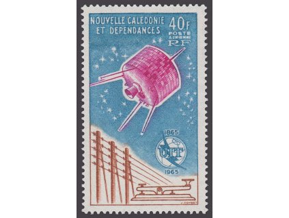 Nová Kaledonie, 1965, 40 Fr Družice, MiNr.412, **