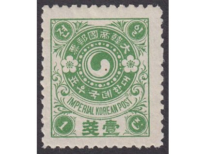 Korea, 1900, 1 Ch Znak, MiNr.14C, těžší *