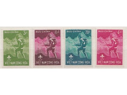 Vietnam-South, 1959, 3-20D Skauting, MiNr.196-99, **