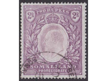 Somaliland, 1904, 2 R Eduard, MiNr.30, razítkované