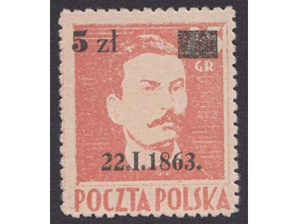 1945, 5Zl/25Gr Osobnosti s přwetiskem, MiNr.389, (*)