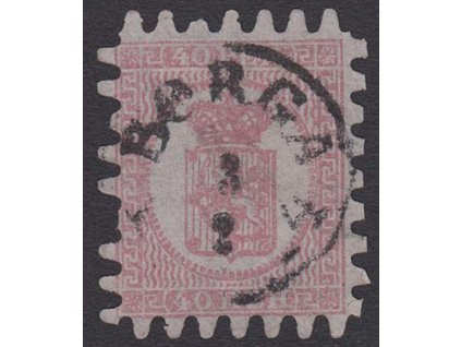 1866, 40P Znak, MiNr.9, razítkované
