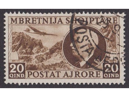 1939, 20 Q letecká, MiNr.312, razítkované