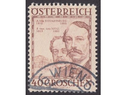 1934, 40 g Stavitelé, MiNr.594, razítkované