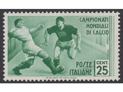 1934, 25 C MS ve fotbale, MiNr.480, **