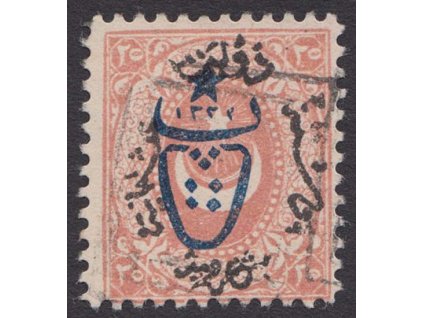 1917, 25 Ghr s přetiskem, MiNr.497, razítkované