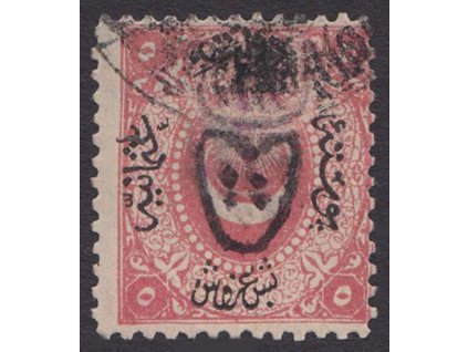 1917, 5 Ghr s přetiskem, MiNr.496, razítko