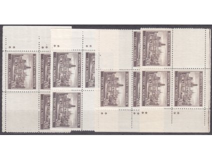 1940, 20K Praha, miniatura ve 4bloku, hvězdička, Nr.49, **
