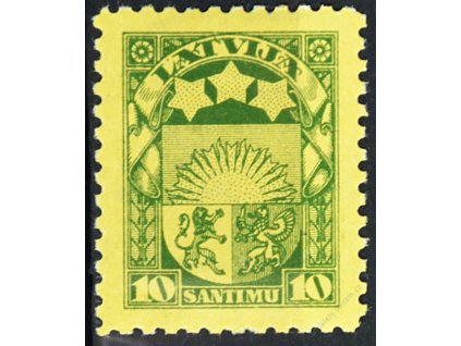 Latvija, 1929, 10S Znak, MiNr.174, **