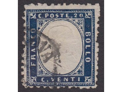 1862, 20 C Emanuel, MiNr.10, razítkované