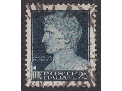 1929, 25 L Augustus, MiNr.316X, razítkované