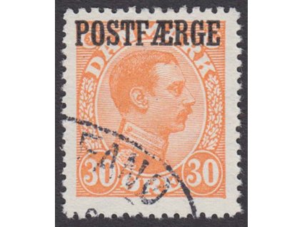 1922, 30 Q Paketmarken, MiNr.6, razítkované