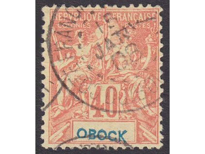 Obock, 1982, 40 C Alegorie, MiNr.33, razítkované