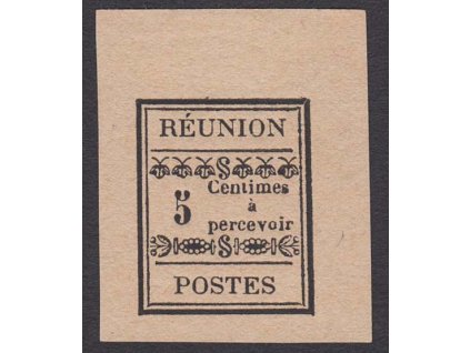 Reunion, 1889, 5 C doplatní, MiNr.1, (*)