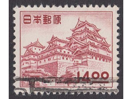 Japonsko, 1951, 14 Y Hrad, MiNr.534, razítkované