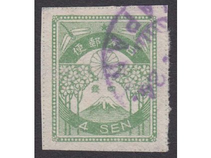 Japonsko, 1923, 4 S Znak, MiNr.165, razítkované
