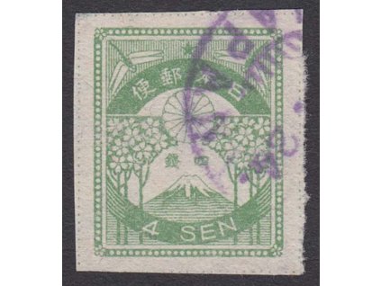 Japonsko, 1923, 4 S Znak, MiNr.165, razítkované